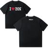 Quevedo CAMISETA "I LOVE BN" T Shirt Women Y2K T-shirt Summer Cotton Short Sleeve Tops Fashion Breathable Simple Clothing Casual