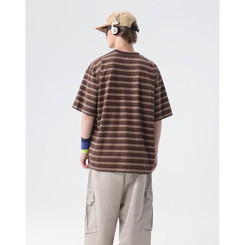 Demana Striped Color-block Short Sleeve T-shirt