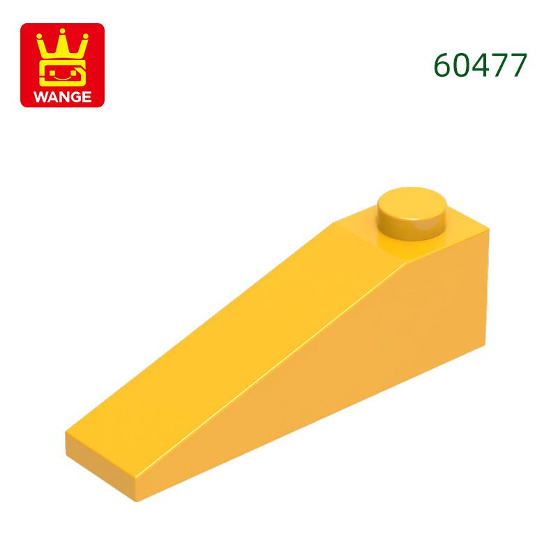 92Pcs/lot Slope 18°4x1 Roof Block Moc Hue Accessories Works With 60477 Brick DIY Children's Plaything Assembly Components