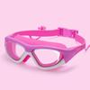 Kids' Waterproof & Anti-Fog HD Swim Goggles with Earplugs - Stylish Unisex Large Frame Diving Goggles