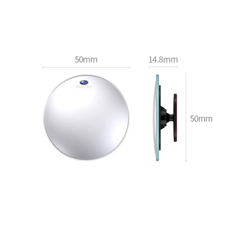 Car Reverse Convex Mirror Round Frame Wide Angle Rearview Mirror For Subaru Forester Impreza Outback Legacy Tribecacar WRC XV