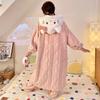 YUZHAOLIN Women's Plush Coral Fleece Hooded Loungewear Set