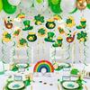 User Friendly Paper PVC Spirals Swirls Ornament for Patrick's Celebration No Tools Needed Versatile Decors