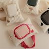 Baby Wipes Pouches with Lovely Bear Embroidery Practical Storage for Parents 4XBC