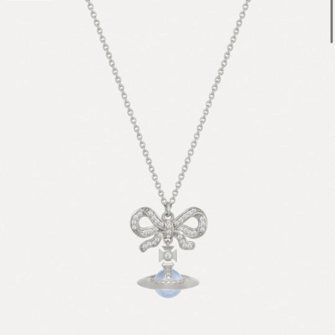 

Новый 1:1 Ожерелье Westwood Blue Glacier Saturn Женское 3D Планета Чокер Цепочка