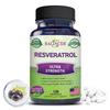 Pulbere de Resveratrol 1000 mg Supliment Alimentar, Potență Ultra, 120 Capsule Per Flacon