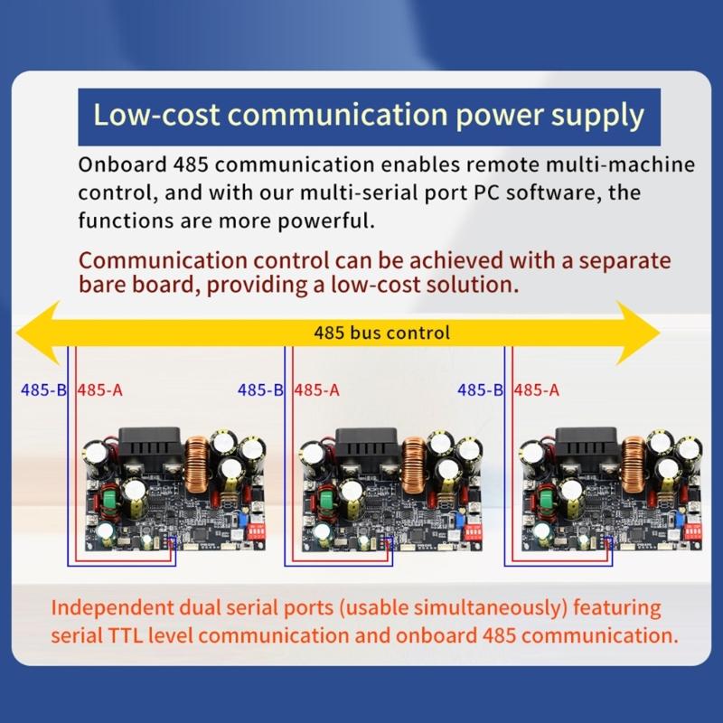 Precise Adjustable Direct Current Power Supply Module, 125V/2000W, Constant Voltages and Current for Electronic Projects