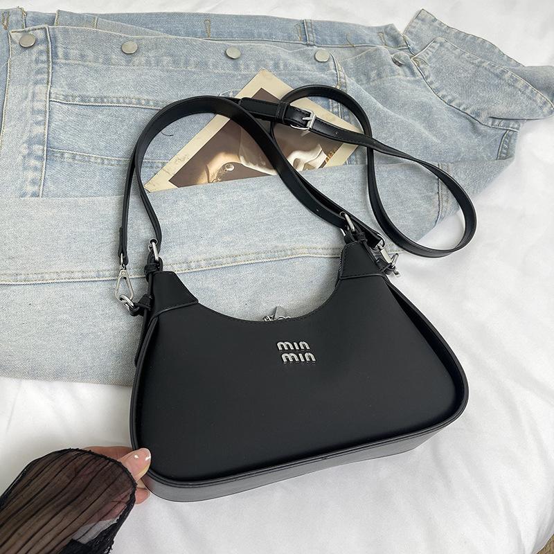 

Retro small bag women s 2025 autumn new dumpling bag large capacity commuter shoulder messenger bag hand carry armpit bag чёрный