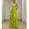 Sleeveless Plus Size Vintage Ruffle New In Dresses for Women Casual Maxi Long Summer Dress