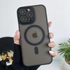Matte Translucent Phone Case for iPhone 17 Air 16 15 14 13 12 11 Pro Max Plus for Magsafe Wireless Charge Lens Protection Cover