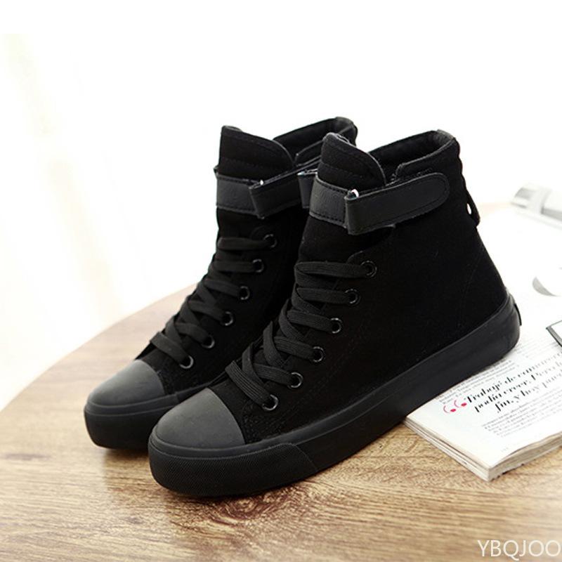 Fashion Outdoor Breathable Walking Fashionable Lightweight Sneakers Non-slip Flat Casual Shoes Men Shoes High Top Canvas Shoes