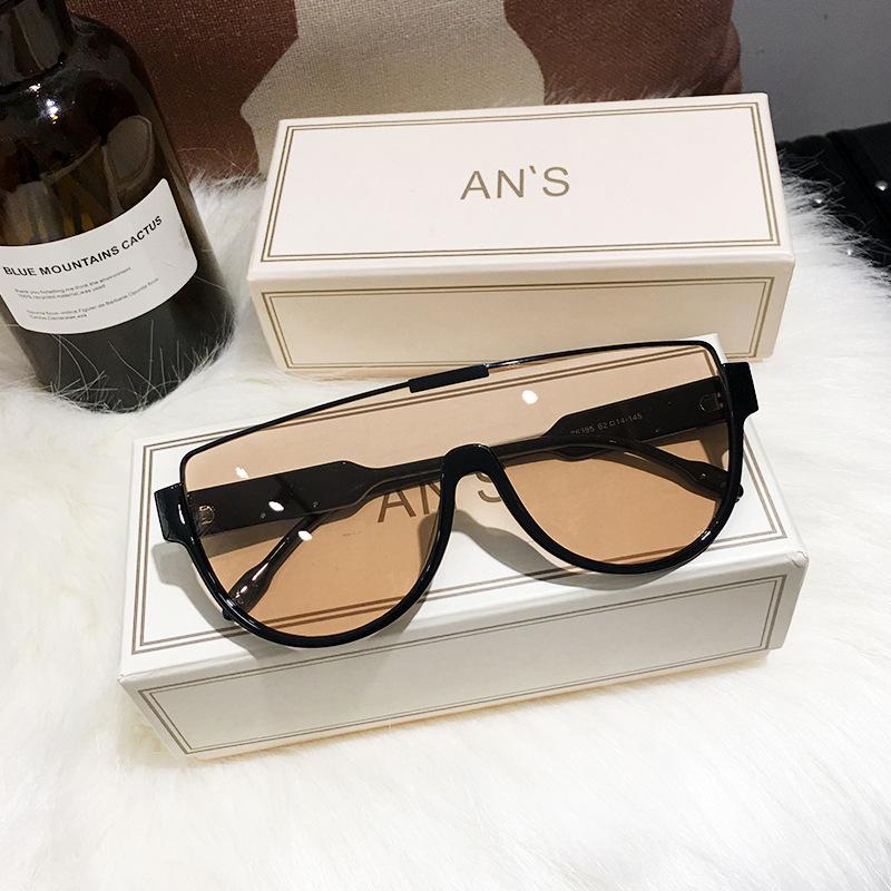 

Солнцезащитные очки Pilot Half-Frame для мужчин и женщин, прозрачные модные персонализированные полукруглые очки для пар, солнцезащитные очки для путешествий и фотосъемки single sunglasses