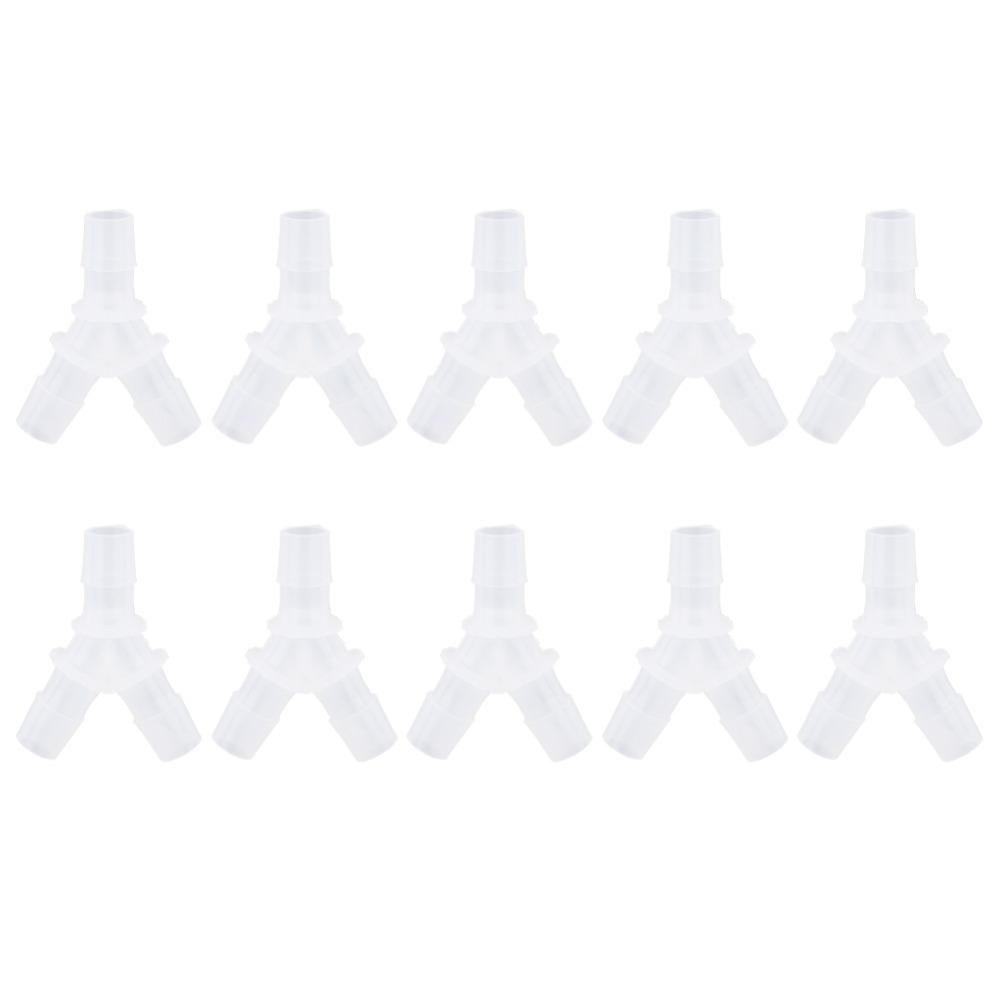 10PCS Multiple Sizes Y Type Connector Transparent Aquarium Air Pump Junction  Air Pump