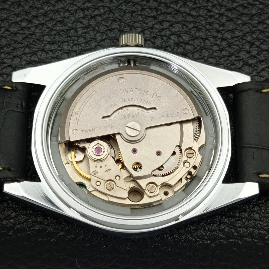 MENS REFURBISHED CITIZEN 8200 JAPAN AUTOMATIC WHITE DIAL WATCH a426235-2 RL620c-a426235