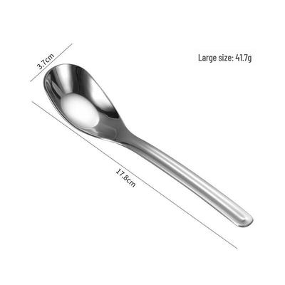 304 Stainless Steel Flat Bottom Yuanbao Spoon