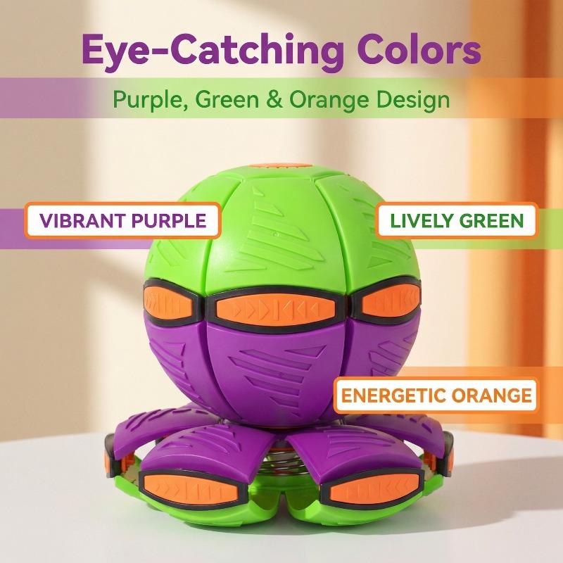 Verformbare Fliegende Untertasse Ball Magisches Entlüftungsspielzeug für Kinder Outdoor & Indoor Eltern-Kind Fußdruckentlastung Stressabbau Geschenk