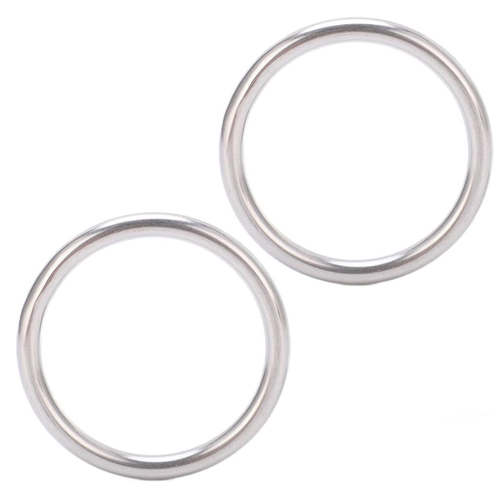 5Pcs 304 Stainless Steel Round O s Seamless Multi Purpose Welding Metal O s for Marine Boat Equipment s