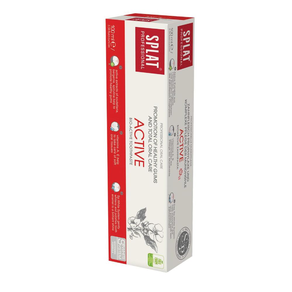SPLAT Active Toothpaste Enamel Protection Remineralization Without SLES 100 Ml