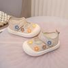 Toddler Girl Casual Canvas Shoes with Cute Flowers - Spring/Autumn 2026