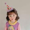 Candy Ball Happy Birthday Hairband Korean Style Lace Mesh Hair Hoop Gift Birthday Hairband  Party