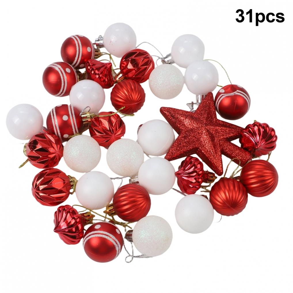 Assorted Colors And Styles Christmas Ornaments Hanging Balls Tree Decoration