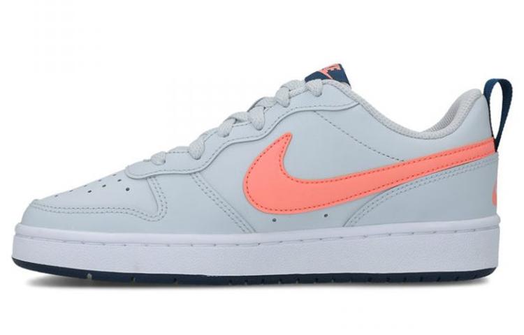 Nike Court Borough Low 2  Grey Pink  GS BQ5448-009 38.5