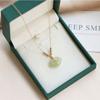 Green Women Vintage Korean Style Jewelry Female Necklace   Necklace Clavicle Chain