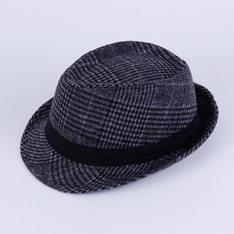 Herren Herbst/Winter Fedora: Outdoor-Stil für Mittelalte und Ältere, verdickt für Sonnenschutz