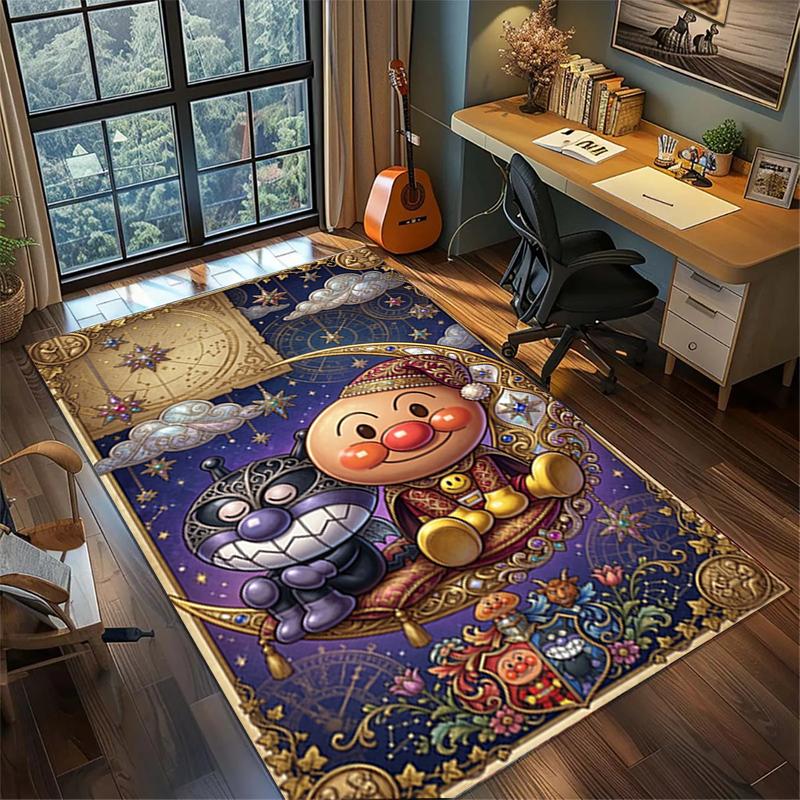 Bread Superman Bedroom Rug Large Area Non Slip Washable Floor Mat Gamer Room Home Decor Carpet