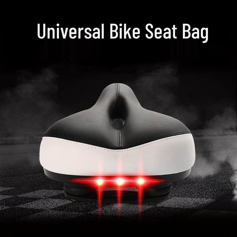 Bicycle Seat with Integrated Tail Light