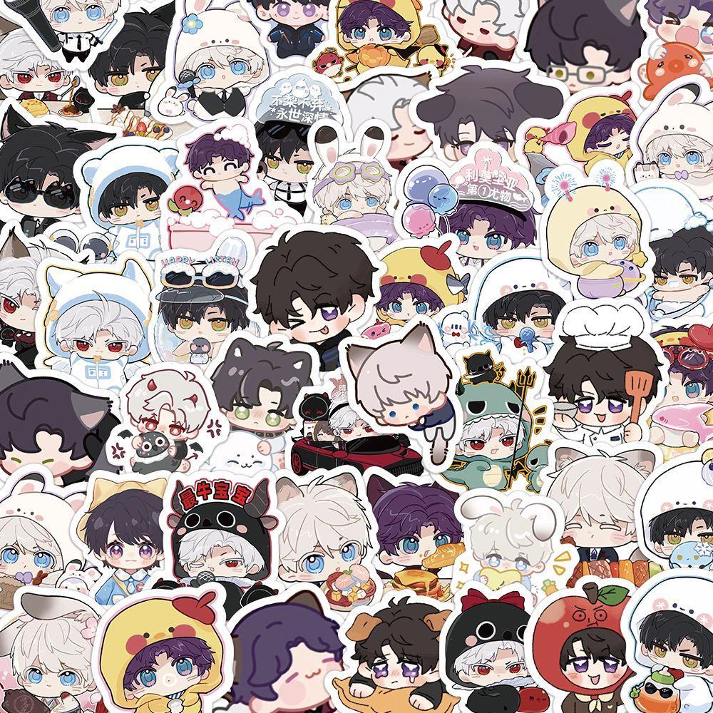 Hot Game Love and Deepspace Stickers Sylus Xavier Zayne Rafayel Caleb Cartoon Cosplay Character Stickers Decorate Prop Gifts