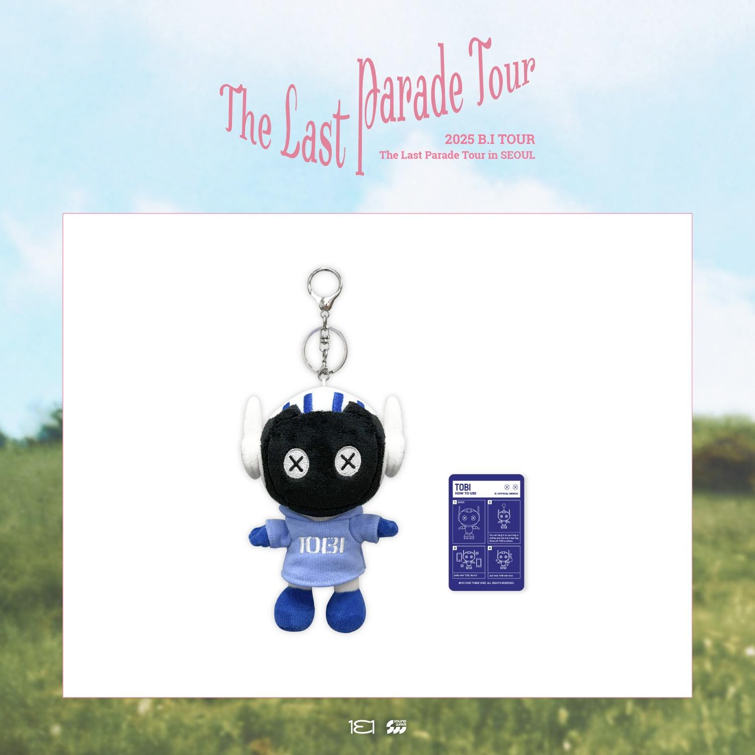 

(ПЛЮШЕВЫЙ БРЕЛОК ТОБИ) B.I [The Last Parade Tour в СЕУЛЕ] ОФИЦИАЛЬНЫЙ MD TOBI PLUSH KEYRING