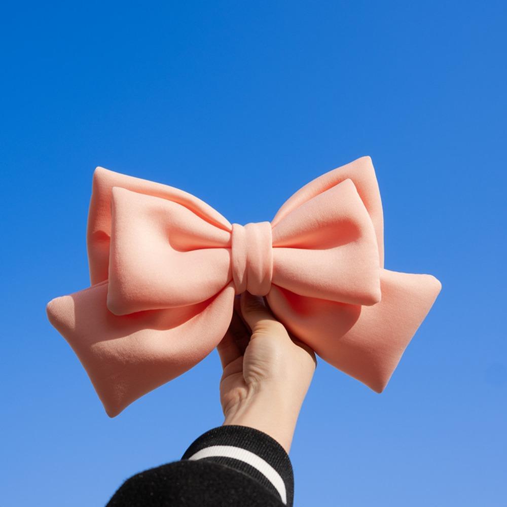 Cloth Cloth Satin Ribbon Bow 12 Colors Helmet Headwear Helmet Bowknot Electric Vehicle Decoration