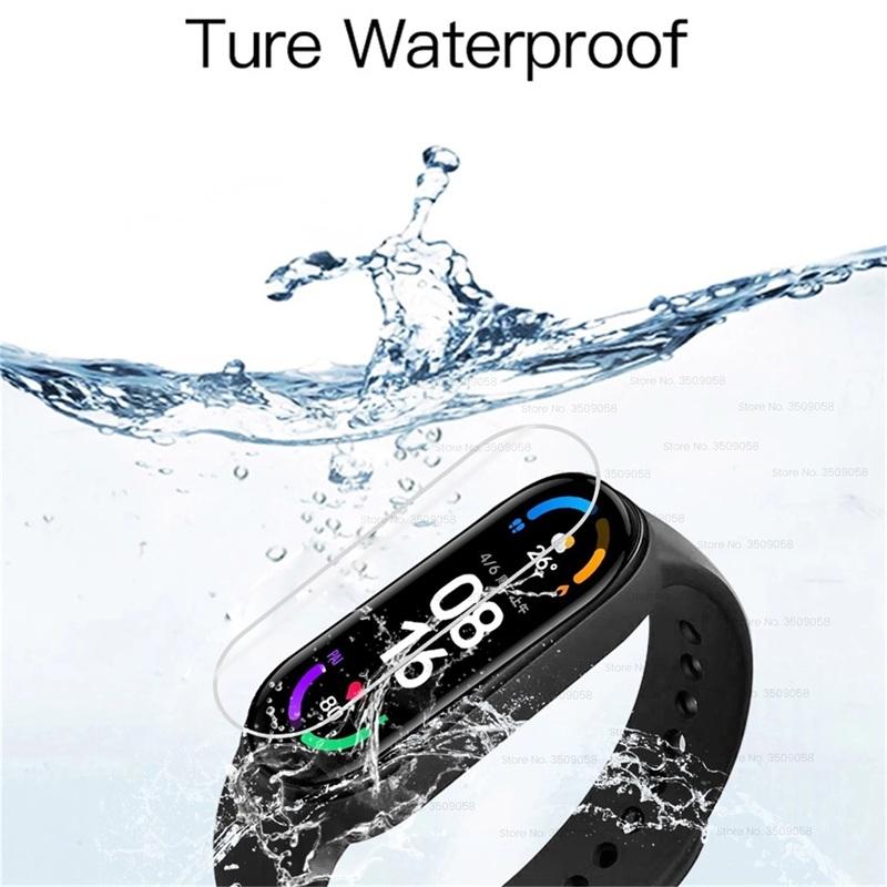 Hydrogel Film For Xiaomi Mi Band 7 6 5 4 3 Band6 MiBand6 9D Curved Protective Film Xiomi MiBand 6 Smart Wristband Not Glass