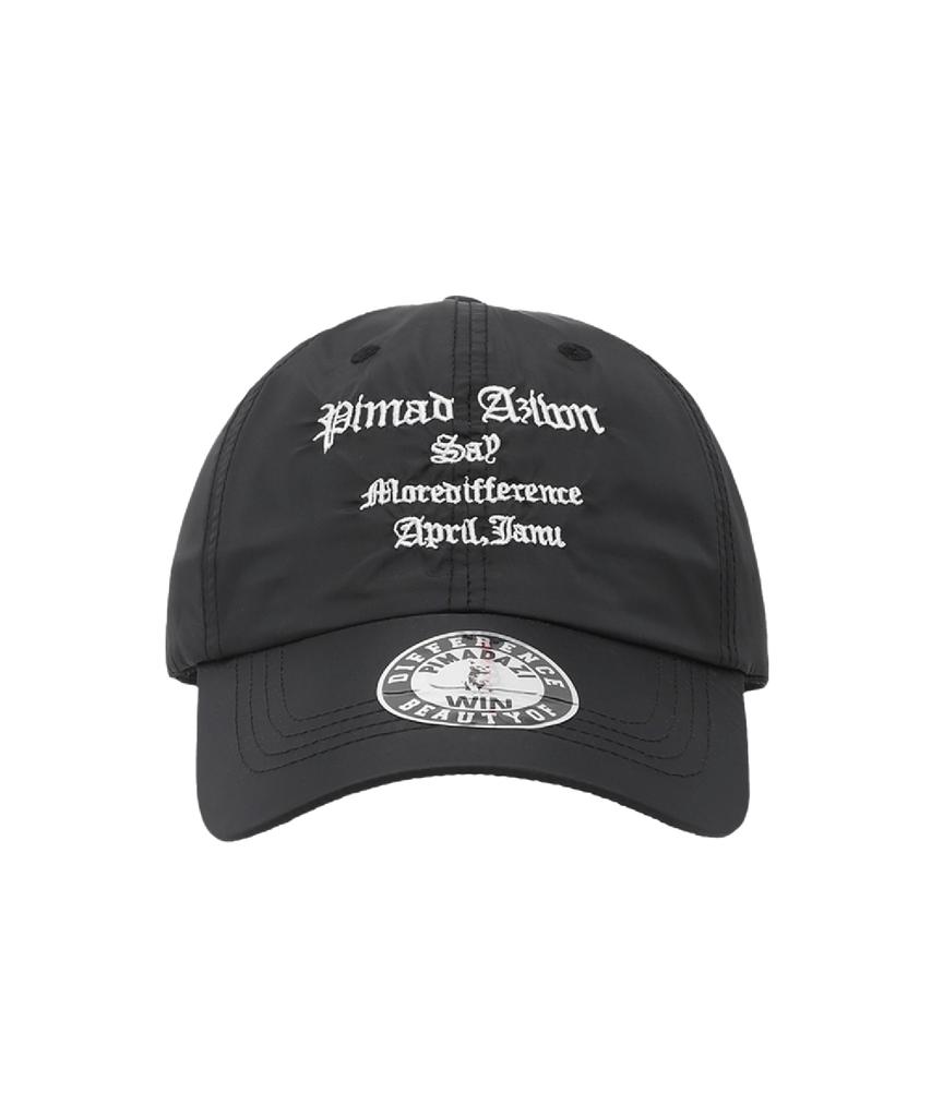 Pimadajiwin Nylon Logo Ballcap_[Black]