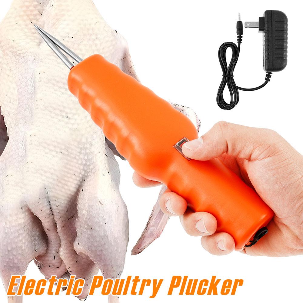 Electric Poultry Plucker Handheld Electric Hair Removal Tool With Tapered Head Waterproof Feather Plucking Machine for Chicken