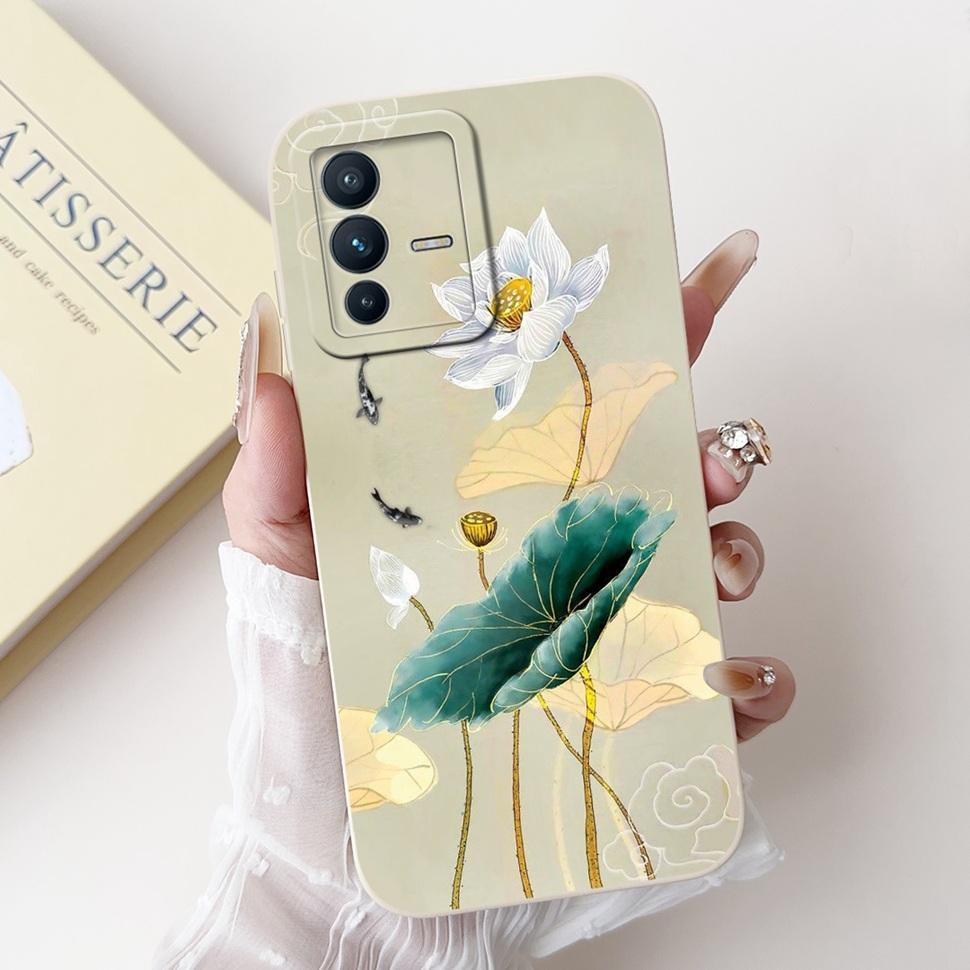 Fashion Panda Cover For Vivo V23 5G Case V2130 V2303 Soft Silicone TPU Fundas Phone Cases For Vivo V 23 V23 5G Back Cover Bumper