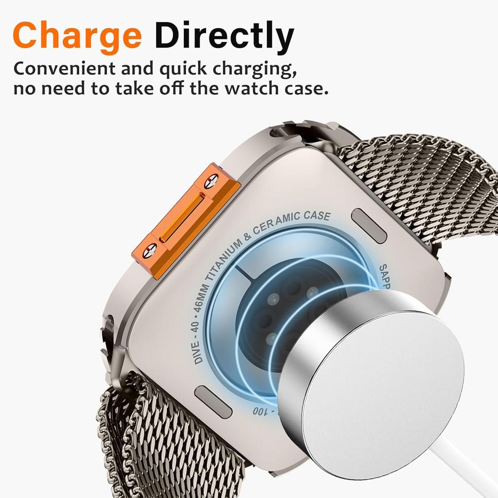 Anti-val Metalen Hoesje voor Apple Watch 11 10 46mm Metaallegering Frame Beschermer PC Cover voor Iwatch Series 11 10 Shell Accessoires