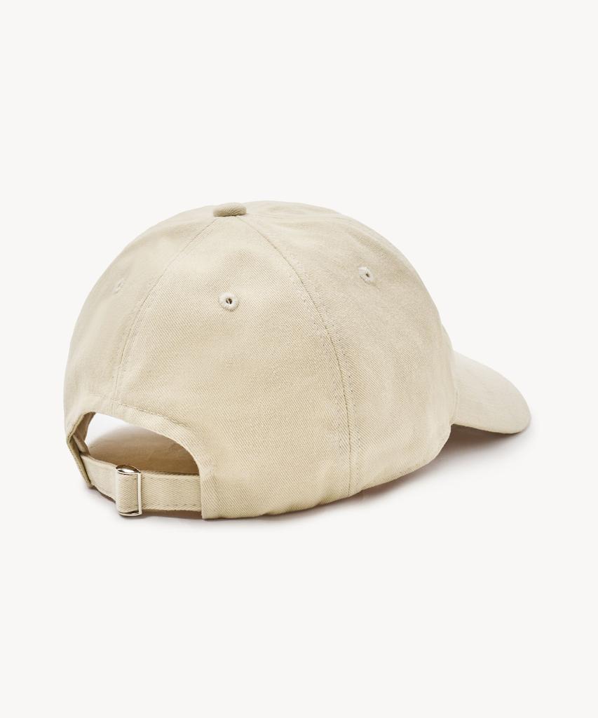 LADY VOLUME Liberte Cotton Ball Cap (Beige)
