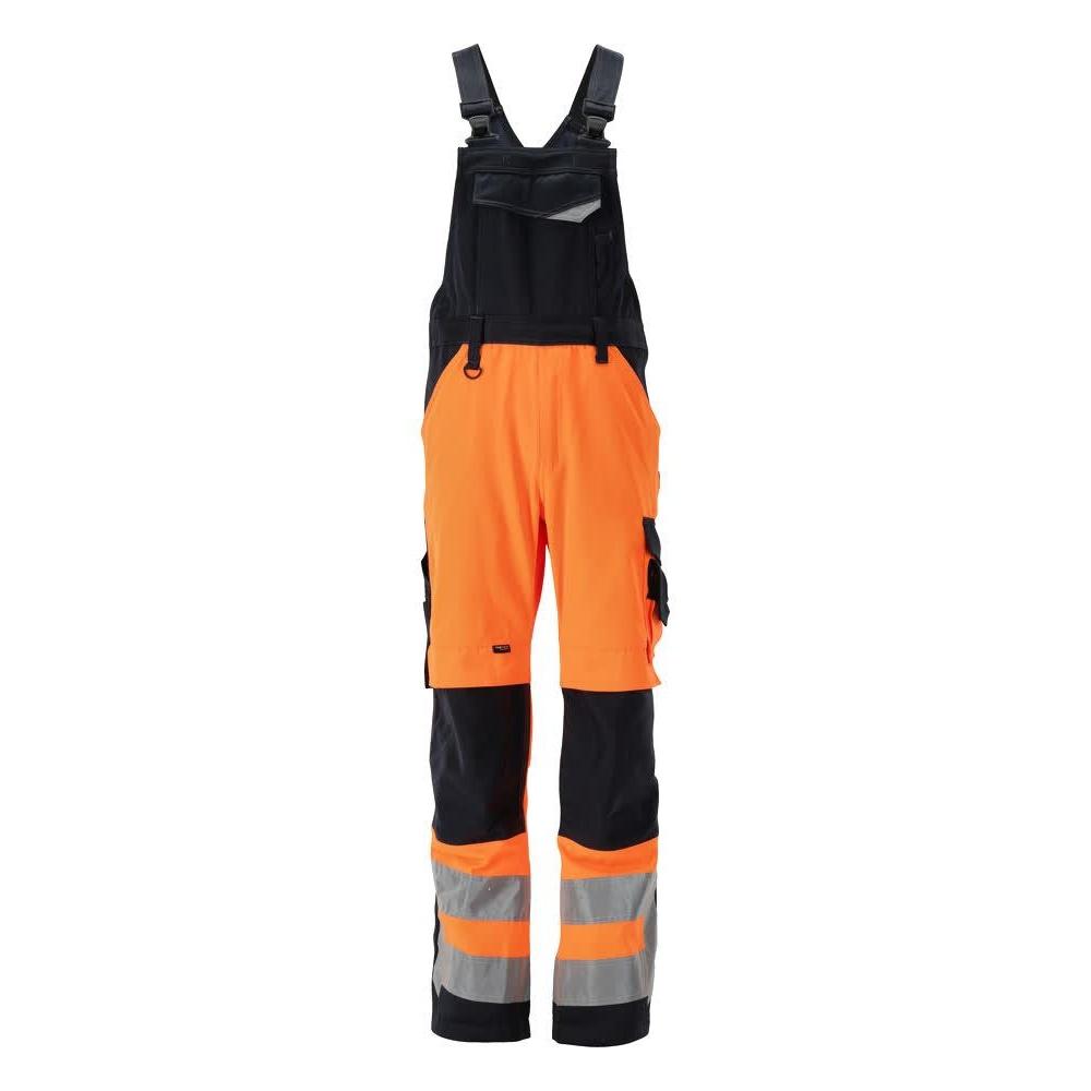 Mascot Mens Newcastle Safe Supreme Hi-Vis Bib And Brace Overall