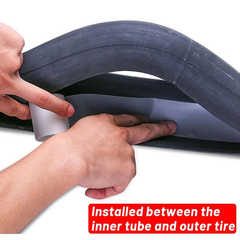 2Pcs Bike Tire Puncture Proof Anti-Flat Tyre Road Mountain Bicycle Tyre Inner Tube Protection Pad Puncture Proof Belt