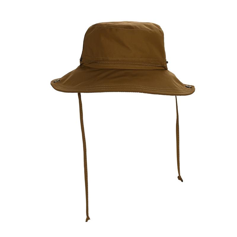 Style Versatile Hat Minimalist Solid Color Womens Sunshade Hatscaps Fishermans