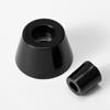 10pcs Floor Protectors Non-Slip Black Table Chair Shock-Absorbing Leg Pads Rubber Furniture Feet