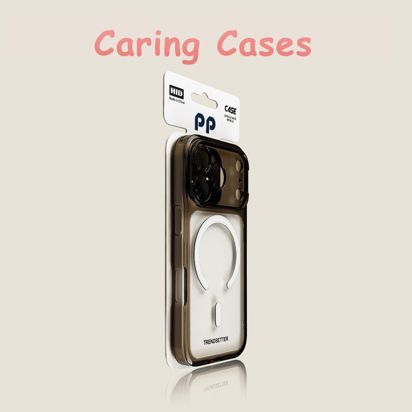 For iPhone 17 Pro Max Case Blue Aurora Clear Magnetic Acrylic Luxury Trendy Cover iPhone Air