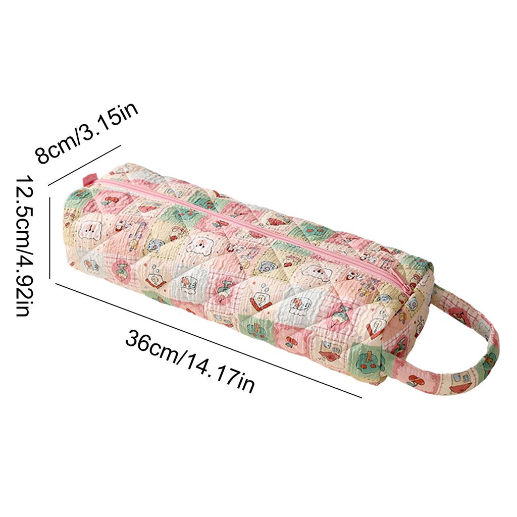 Quilted Travel Storage Bag Shockproof Padded Portable Hair Tools Bag Large Capacity Hair Straightener Container for Home Storage