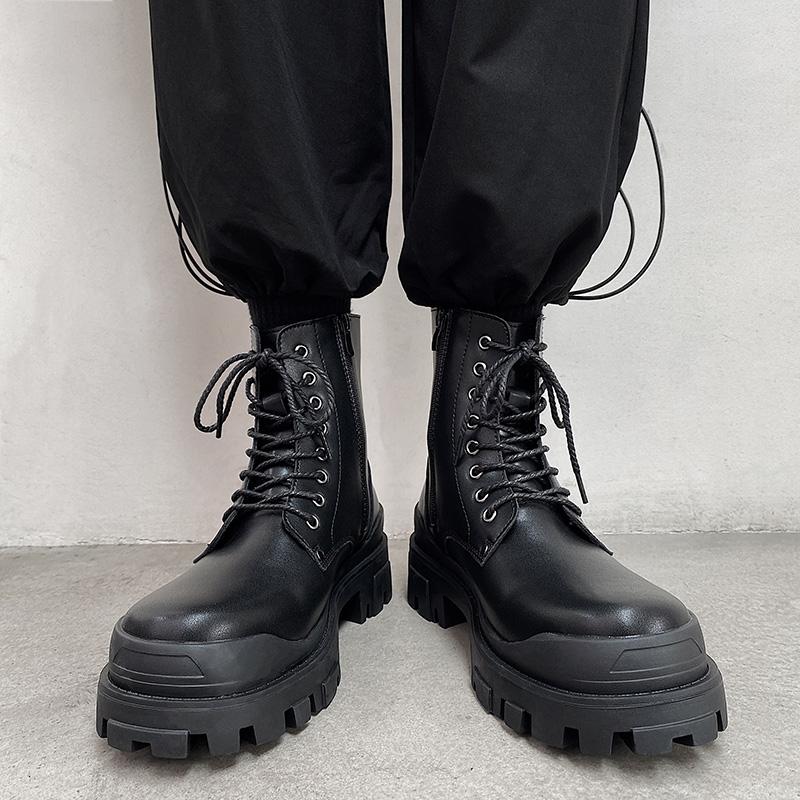 Platform High Top Patent Leather Shoes Men Formal Mens Dress Shoes Luxury Brand Wedding Shoes for Men Zapatos Hombre Chaussure
