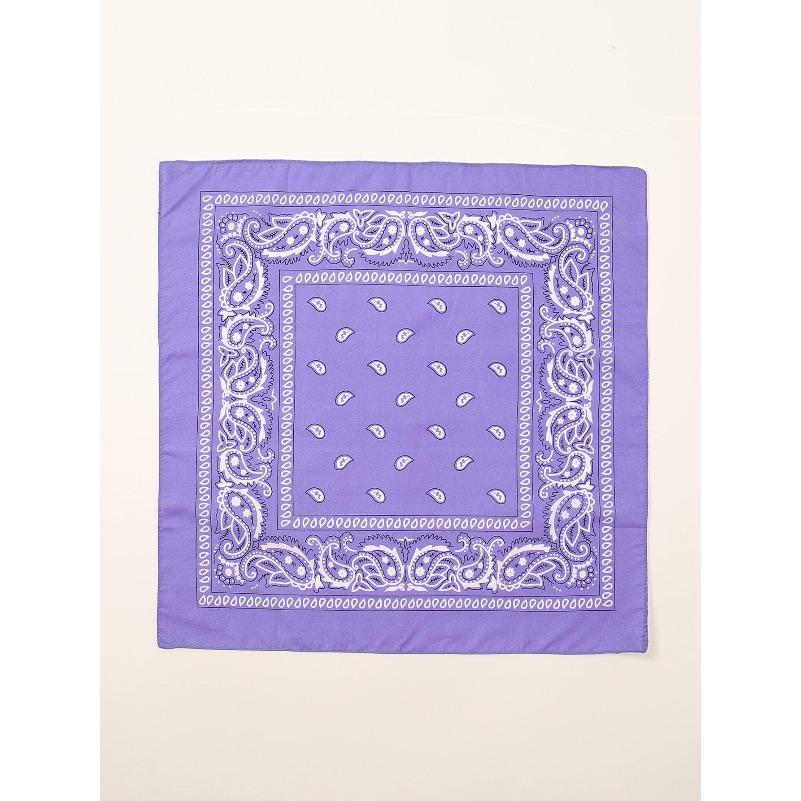 54cm*54cm Fashion Cotton Hip Hop Head Scarf Paisley Square Scarves Headwear Bandanna Hair Band Neck Wrist Wrap Band Accessories