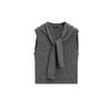 MD Fall and Winter New Women's Clothing French Wool Blend Fake Two-Piece Shawl Sweater Vest Vest 5735636