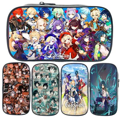 Gemshin Impact Federmäppchen, Aufbewahrungshalter, Venti Eula Zhongli, Reißverschluss, Schulbedarf, Schreibwaren, Taschen, Geschenke, Beutelhalter