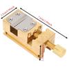 Copper Construction Watch Repair Vise Clamp Compact Holder Home Tool Wheel Holder Tool 0.2-1.5mm Hole Diameter Gold Color